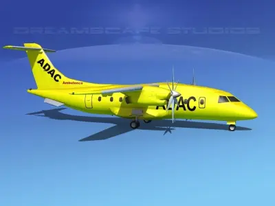 Dornier 328-130 ADAC Air 3D model