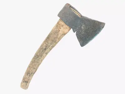 Axe Historical Low-poly 3D model