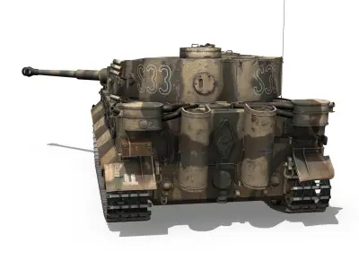 Panzer VI - Tiger - S33 - Early Production 3D model