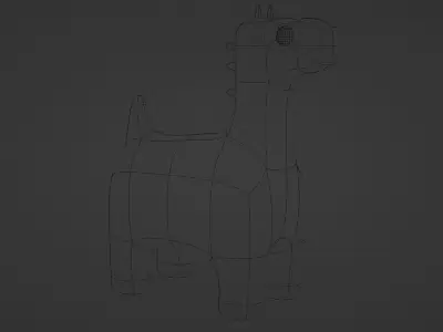 toy dinosaur Low-poly Free low-poly 3D model