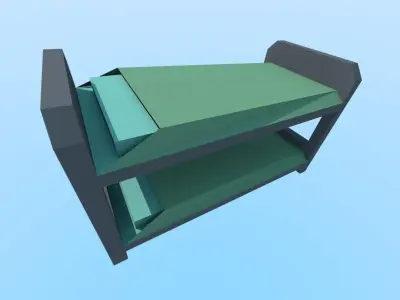 Furniture pack Free low-poly 3D model buy
