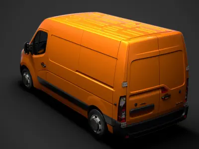 Opel Movano L2H2 Van 2020 3D model