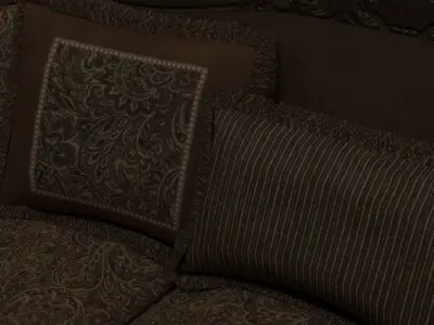 brown sofa Free 3D model