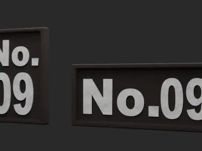 Modular Shop No 09 Free low-poly 3D model