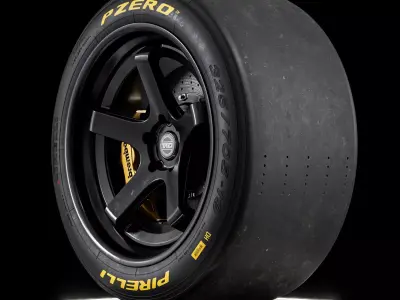 Pirelli DH Slick Circuit 325 705 R19 3D model