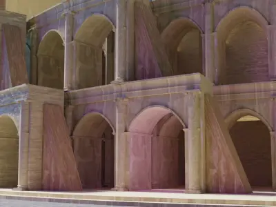 Colosseum Low-poly 3D model