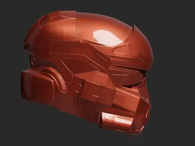 TItanFall Geist Helmet 3D print model