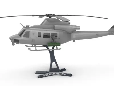 Bell UH-1Y Venom 3D print model