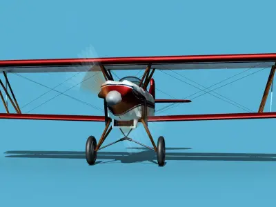 Travelair 2000 V07 3D model