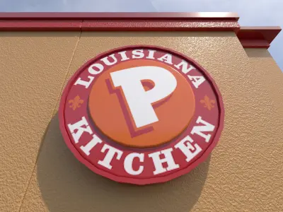 Retail-026 Popeyes 3D model