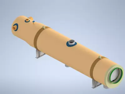 Heat exchanger 3D model