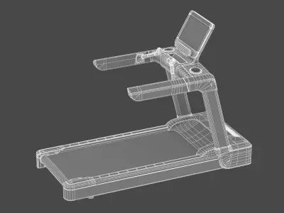 Life Fitness Treadmill Integrity Plus 3D model