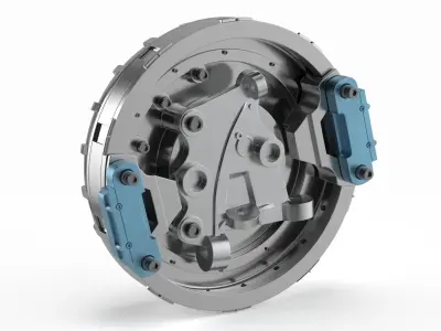 In-Wheel Electric Drive Assembly 3D model