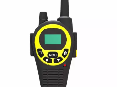 Walkie-Talkie Low-Poly Low-poly 3D model