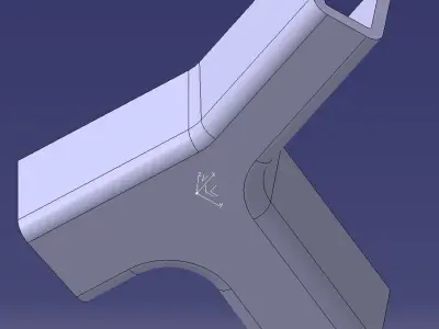 Parametric Y Part 3D model