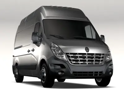 Renault Master L2H3 Van 2010 3D model