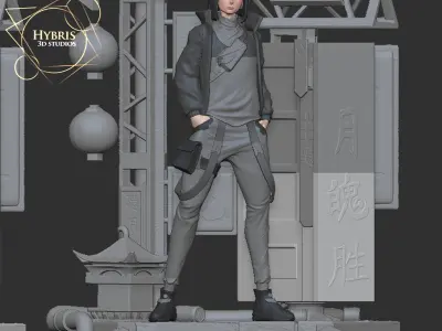 DRAGON BALL CYBERPUNK COMMERCIAL PACKAGE B 3D print model