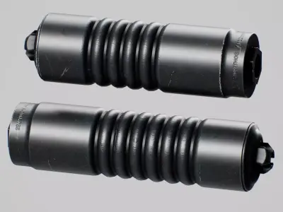 AB A-10 7 62mm 5 56mm Suppressor Low-poly 3D model