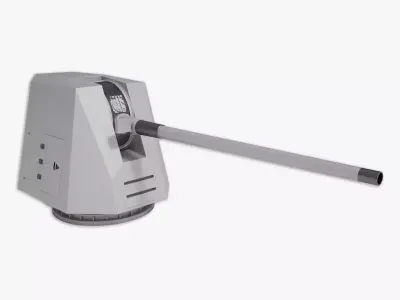 Mark 45 mod4 3D model 3D model