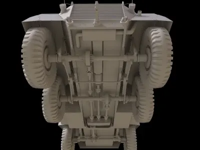 M8 Greyhound Game-Ready Low-poly 3D model