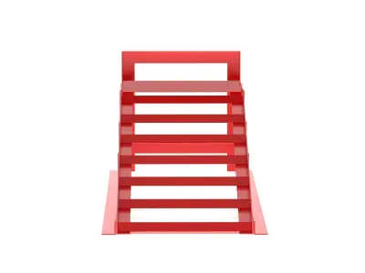 Garage Car Ramps Heavy-Duty Vehicle 3D model