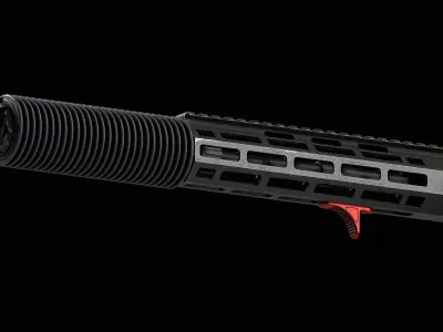 AR 15 Colt V2 Low-poly 3D model