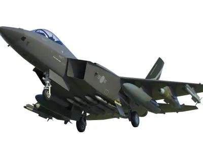 KAI KF-21 Boramae 3D model