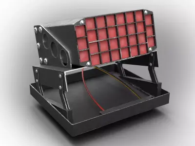 Flare dispenser 3D model