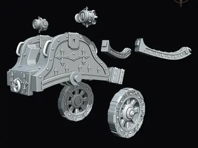 Firstborn Guard - Heavy Weapon support part 1 3D print model