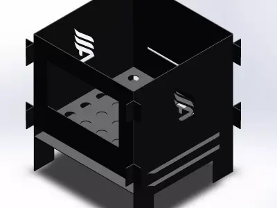 Wood Burning Stove 3D model