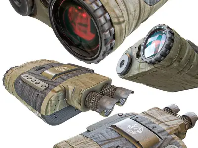 Laser designator 3D model