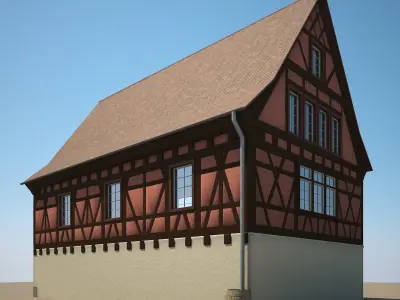 Medieval House II 3D model