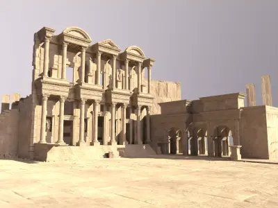Efes Antik Kent Epheseus Ancient City 3D model