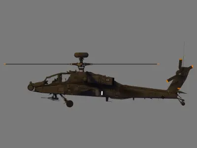 AH-64D 3D model