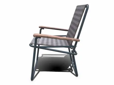 Chair Low-poly PBR Free low-poly 3D model
