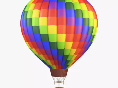 Hot Air Balloon v 1 3D model
