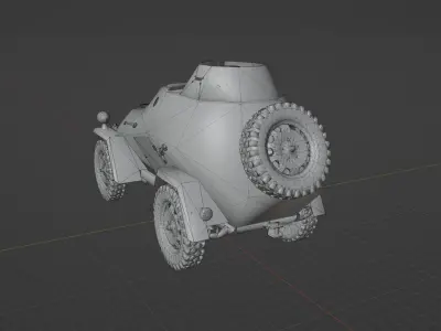 BA 64 Low-poly 3D model