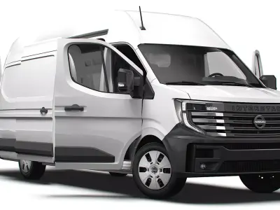 Nissan Interstar L4H3 Van HQ Interior 2024 3D model