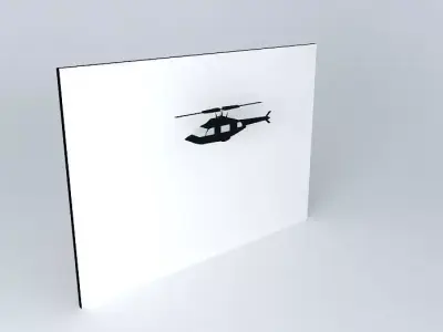 The X01 Stealth Helicopter Free 3D model