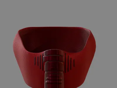 Gas mask helmet 3d model scifi Low-poly  Low-poly 3D model 570