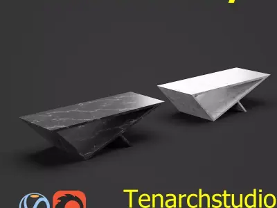 Tenarchstudio Time Space Portal Table Render Ready  Free 3D model