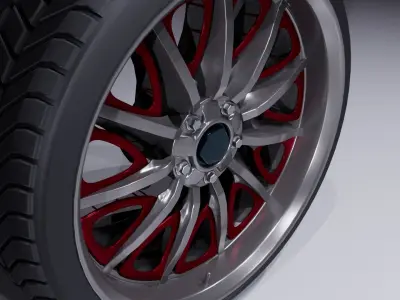 C11TFML wheel 3D model