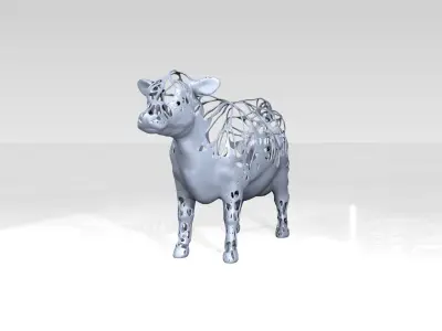 Cow Dust Voronoi 3D model