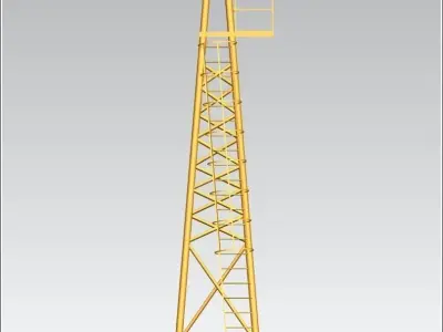 TOWER CRANE -Apex- Free 3D model