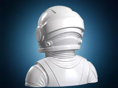 Space Explorer Helmet 3D print model