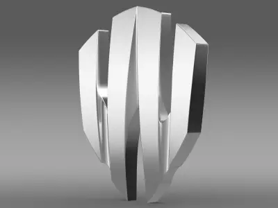 W Motors Lykan Hypersport logo 3D model