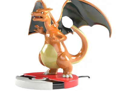 Charizard Lamp 3D model