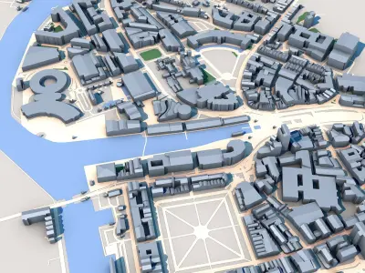 Bristol Cathedral England 3D model