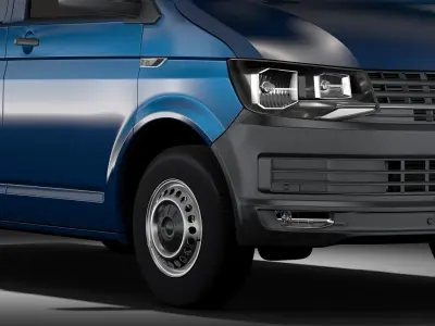 Volkswagen Transporter Van L1H1 T6 2017 3D model