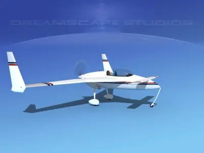 Rutan VariEze V10 3D model